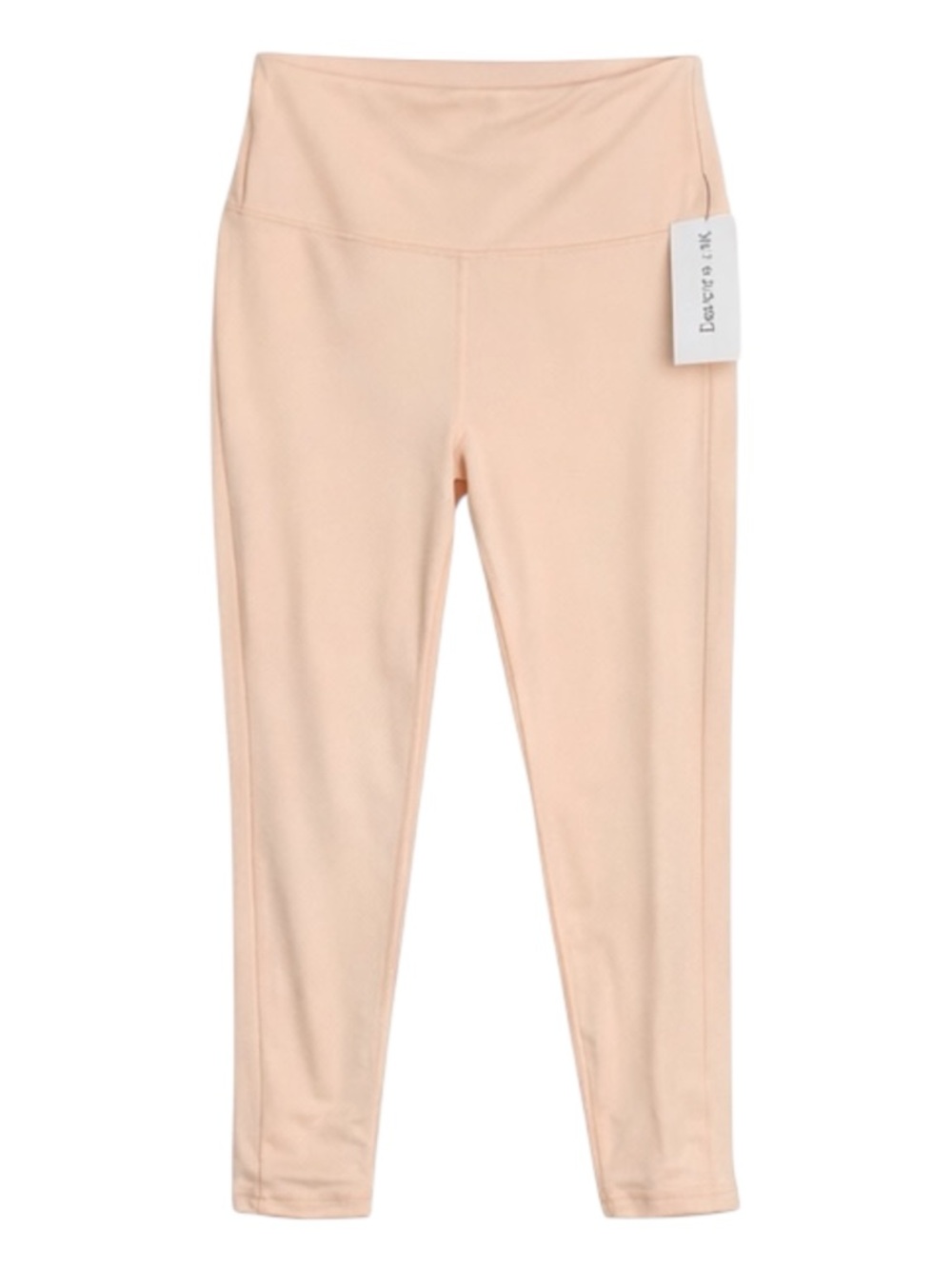 Body & Sol High Rise Yoga Leggings Peach Ankle Length Stretch Pants M